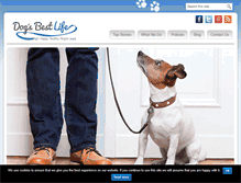 Tablet Screenshot of dogsbestlife.com